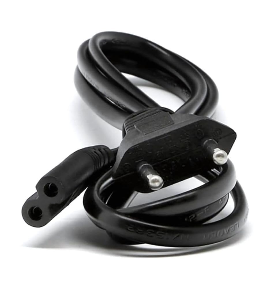 Polotech PS3 / PS4 / PS5 / XBox Series S-X Uyumlu Güç Kablosu 1.5 Metre 2Pin Güç Kablosu Projeksiyon - Monitör - Tv Universal