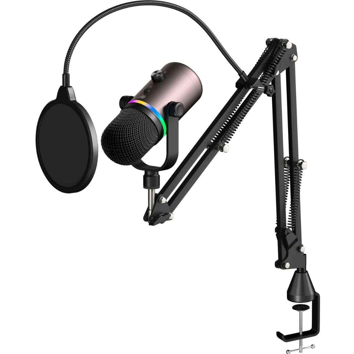 Havit Gamenote GK63 PRO RGB Gaming Profesyonel Oyuncu Yayıncı Mikrofonu ve Masa Standı