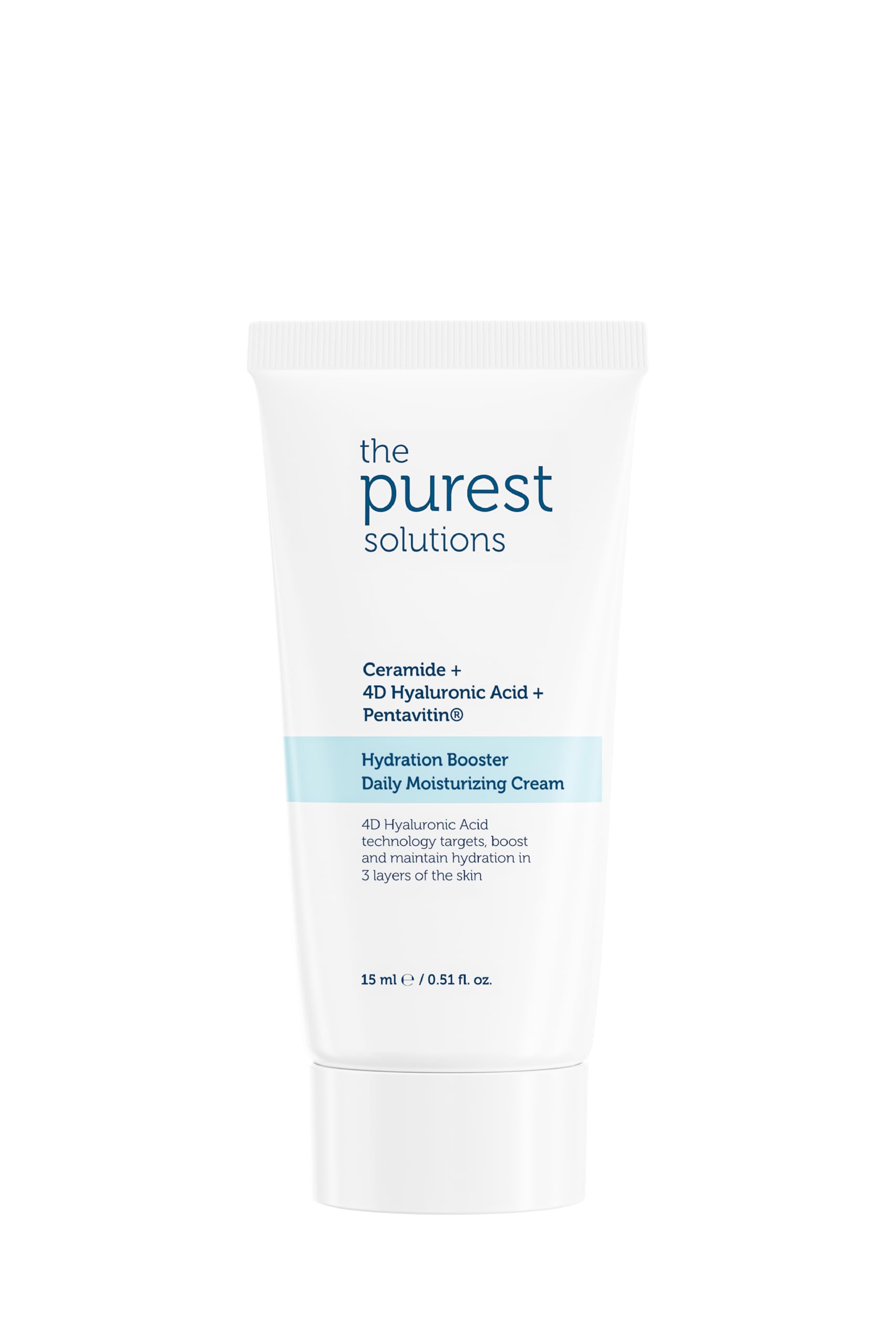 The Purest Solutions 24 Saat Etkili Günlük Yoğun Nemlendirici Cilt Bakım Kremi, Seyahat Boy 15 ml