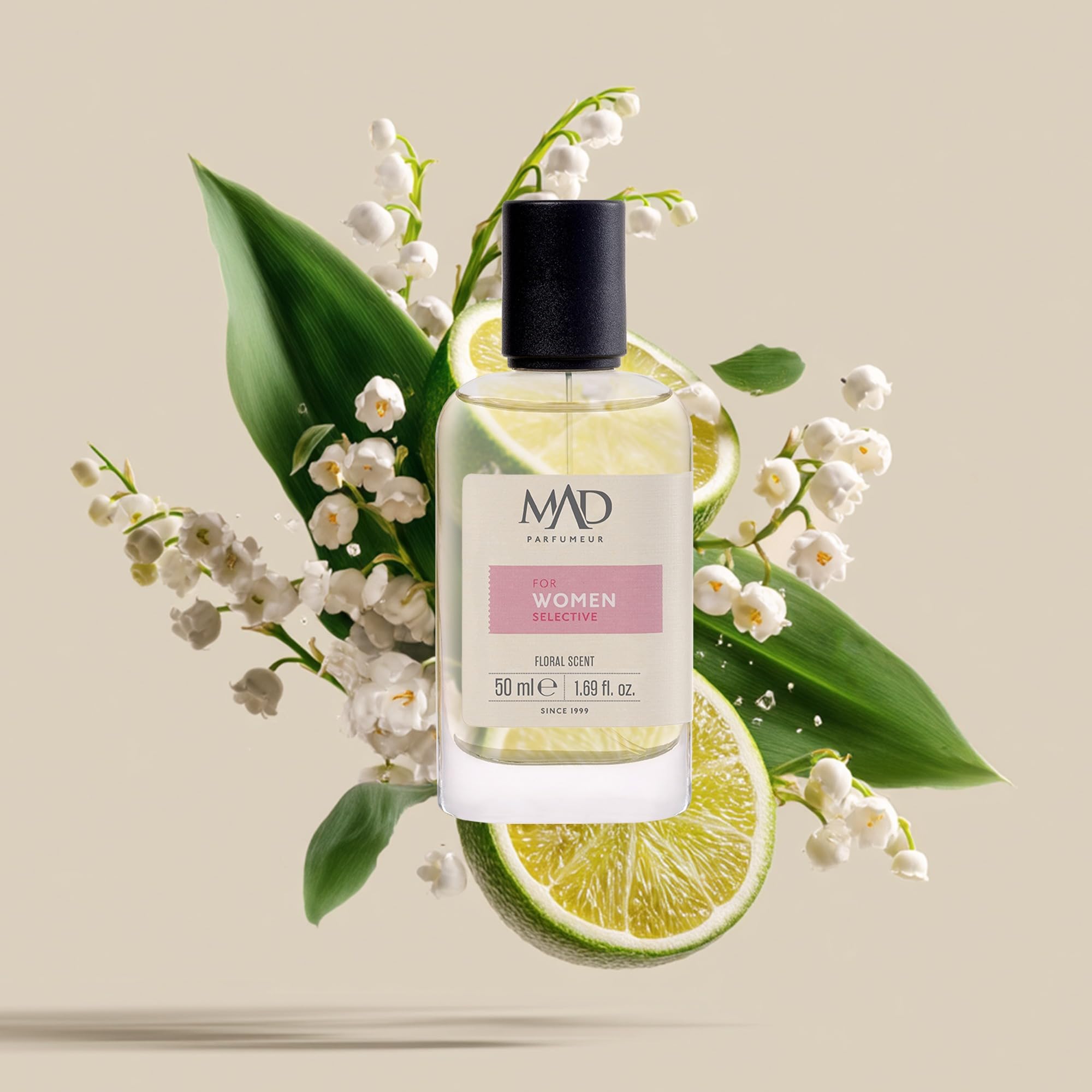 Mad A118 Selective Eau de Parfum (EDP) 50 ml Kadın Parfüm – Bergamot, Yasemin ve Amber ile Çiçeksi ve Kalıcı Parfüm | Günlük Kullanıma Uygun