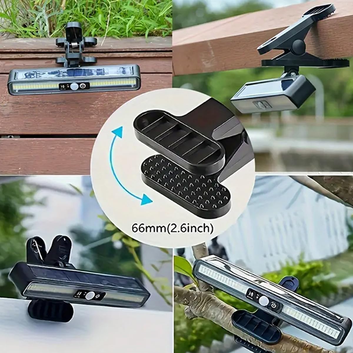 Greentech Güneş Enerjili Hareket Sensörlü Mandallı LED Aydınlatma/GT-SL29