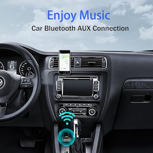 Coverzone Bluetooth Alıcısı, HI-FI için Bluetooth Adaptörü, Hoparlörler için Blue tooth Alıcısı, Ev Stereo Sistemi (3,5 mm AUX, RCA, TF, NFC) C52