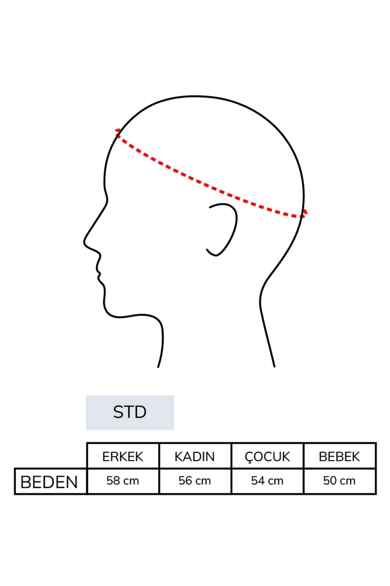 DeFacto Etiket Baskılı Dokuma Beyzbol Basketbol Şapkası, Standart, D7832AX25SM, Lacivert-NV2, Erkek