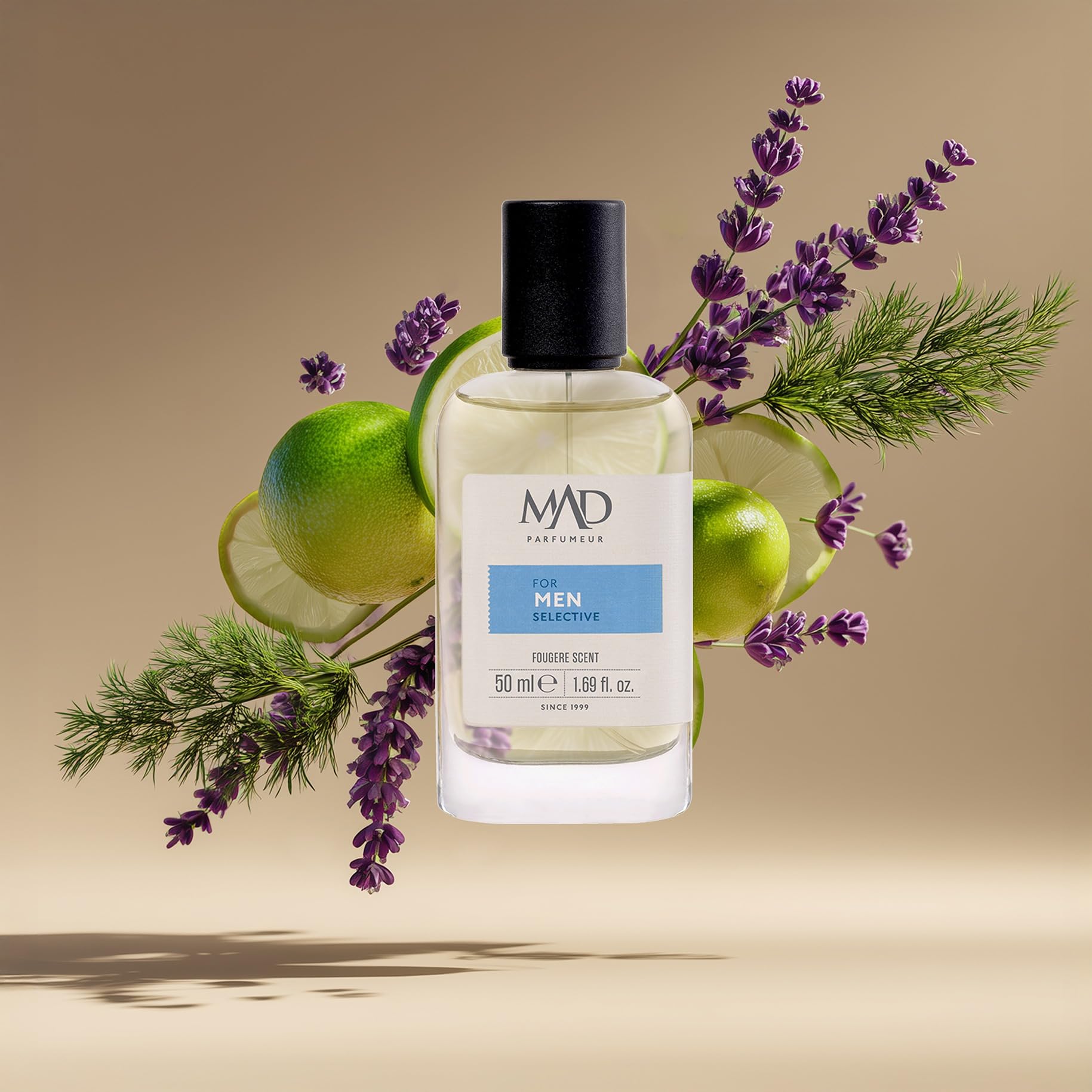 Mad W174 Selective Eau de Parfum (EDP) 50 ml Erkek Parfüm – Limon, Amber ve Vanilya ile Ferah ve Kalıcı