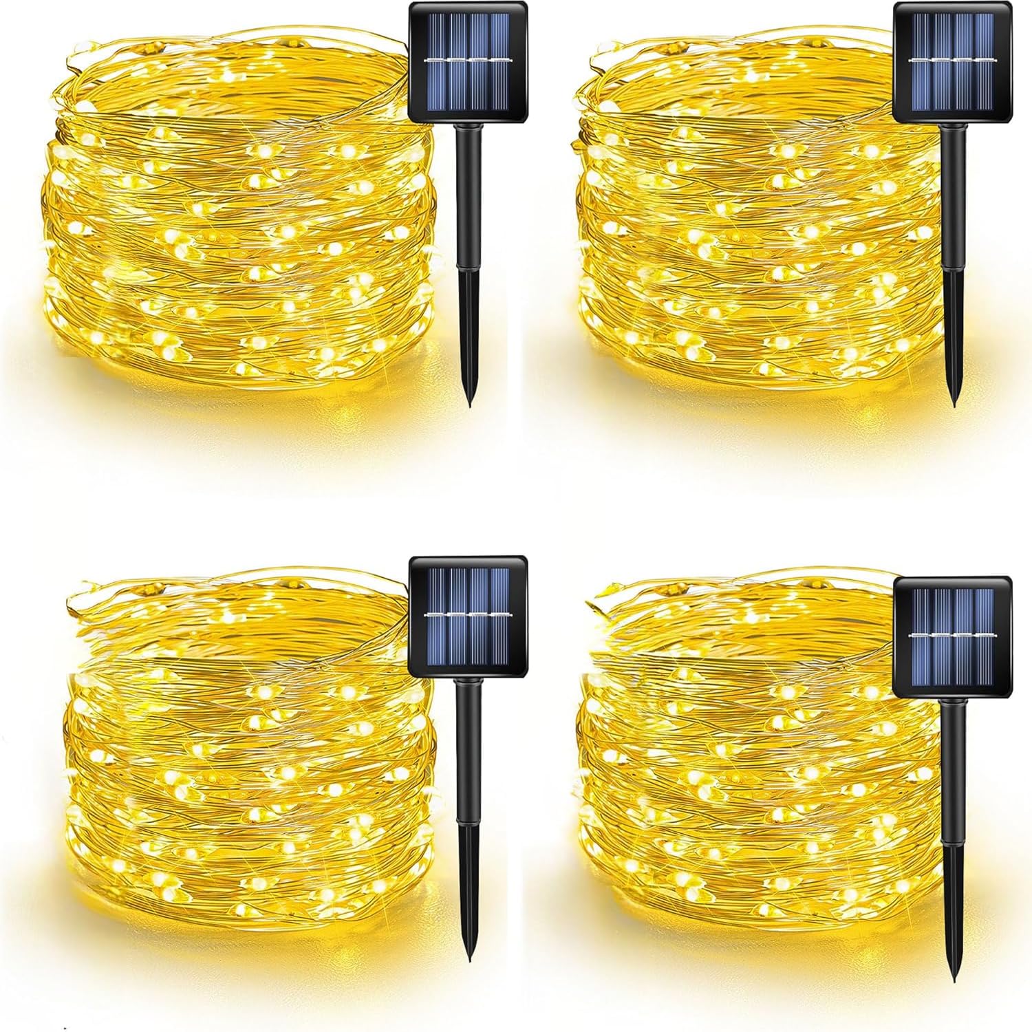 Light Home Güneş Enerjili LED Işık Zinciri – 40 Metre, 400 LED, IP64 Su Geçirmez, 8 Modlu, Sıcak Beyaz Işık, Bahçe, Ağaç, Teras, Düğün, Parti ve Noel Dekoru için
