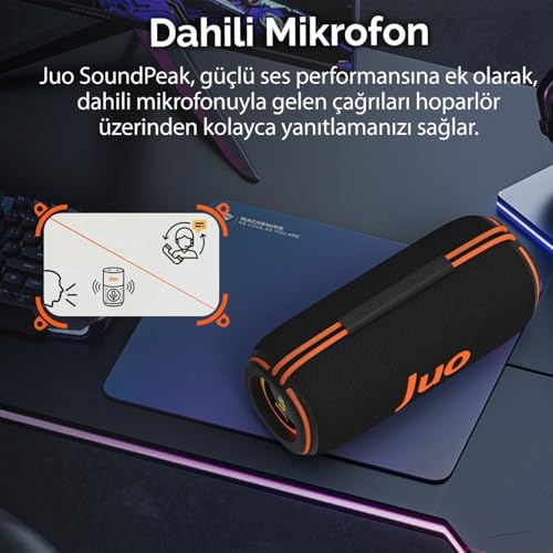 Juo SoundPeak Blaze 30W RGB Bluetooth Hoparlör Kablosuz Taşınabilir Speaker