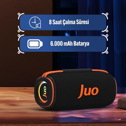 Juo SoundPeak Blaze 30W RGB Bluetooth Hoparlör Kablosuz Taşınabilir Speaker