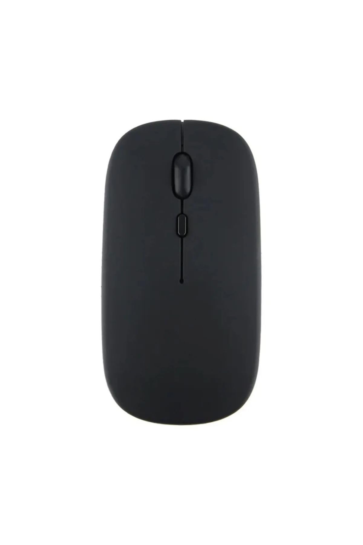 Samsung Galaxy A8 X200 X205 ile Uyumlu Şarj Edilebilir Tablet Kablosuz Bluetooth Mouse Siyah