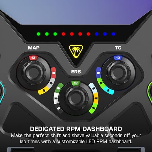 Turtle Beach VelocityOne F-RX Formula Wheel for Xbox Series X |S, Xbox One ve Windows PC – VelocityOne Race & VelocityOne KD3 Wheelbases, Hall Effect Debriyaj Paddles, Manyetik Paddle Shifters, Siyah