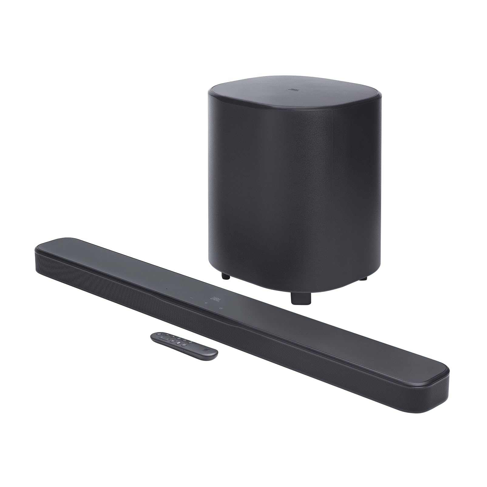 JBL Bar 500 M2, 10 inç subwoofer, Dolby Atmos, HDMI eARC, Wi-F/Bluetooth, 4K desteği, PureVoice 2.0 ve MultiBeam 3.0 ile 5.1 kanallı ses bar sistemi, siyah