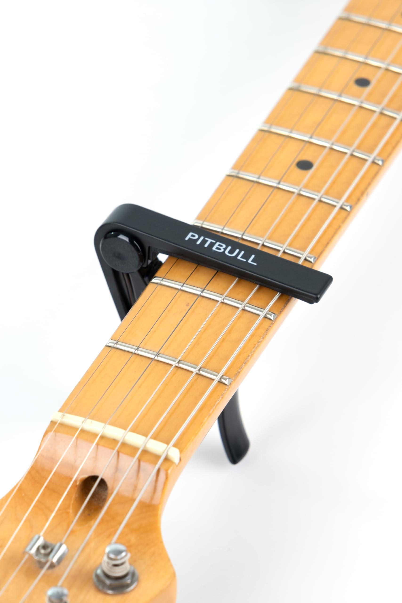 Pitbull Premium Gitar Kaposu – Tüm Telli Çalgılar İçin Profesyonel Kapo + Pena Hediyeli