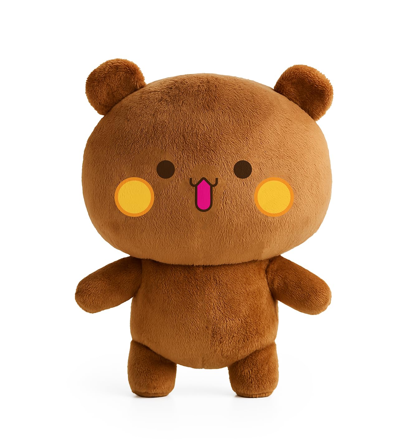 Dudu Ayıcık,Pelüş Dudu Bubu,25 cm Kahverengi - Beyaz Yumuşak Ofis Hediyesi (bubu)