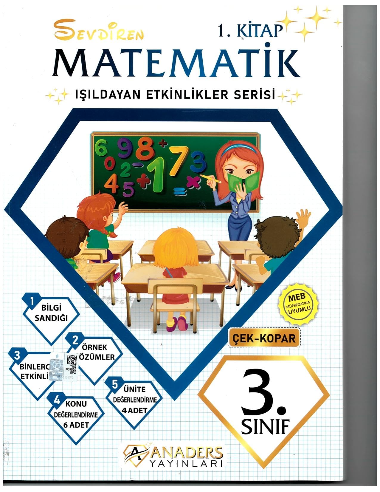 Anaders 3.Sınıf Matematik Soru Bankası 1.kitap