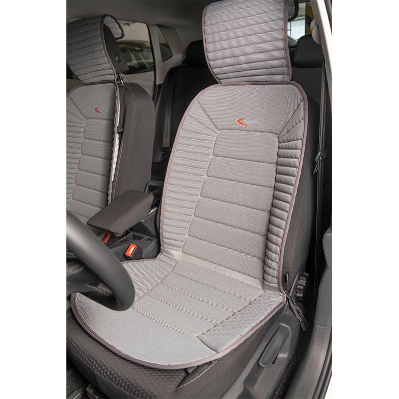 Volkswagen Golf Mk 8 2020-2025 ile Uyumlu Oto Koltuk Minderi Ön 2'li Set Bumerang GRİ