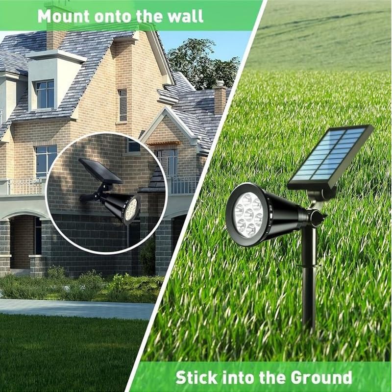 Coverzone 1 Adet Solar Enerjili Gün Işığı Renkli Işık Bahçe Işıklandırmak için Lamba Dış Mekan Işık Uygun Güneş Enerjili Aydınlatma Kamp Tatil için Bahçe, Veranda, Havuz Kenarı Aydınlatması SBGN-101