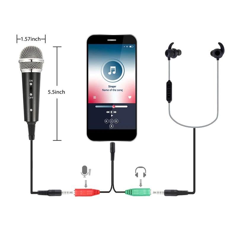 DailyTech Kareoke Kondenser Mikrofon Telefon Ve Bilgisayar Uyumlu