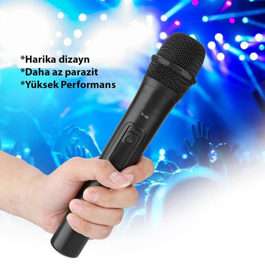 DailyTech Evrensel Vhf Profesyonel Kablosuz Mikrofon