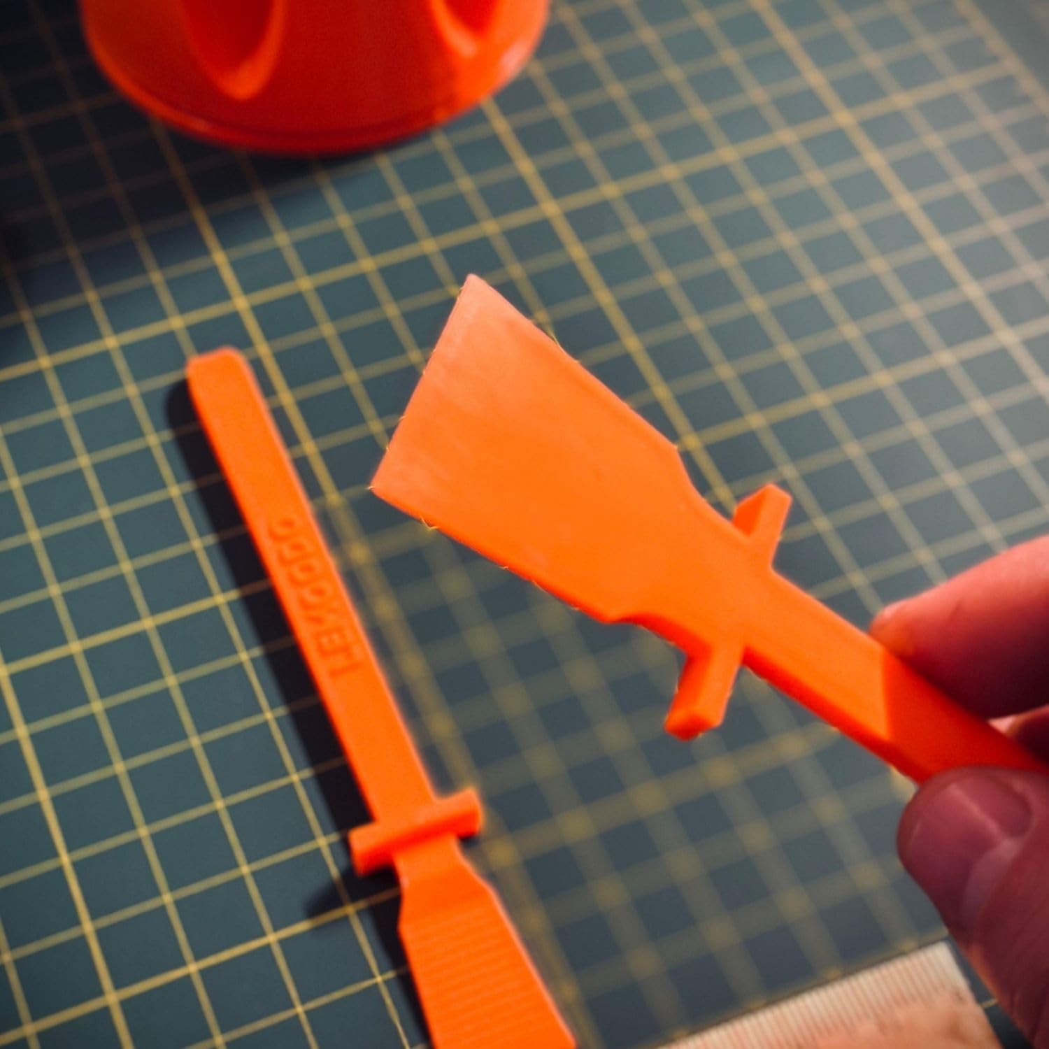 2'li Yapıştırıcı Sürme Spatulası, Deri Hobi El Aleti