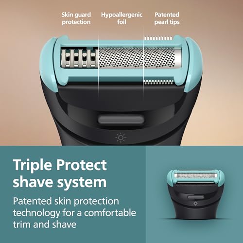 Philips Norelco Body Groomer 7000 Serisi, Erkek Tüm Vücut Bakım Makinesi, Kontur Takip Eden 2D Esnek Başlık, Üçlü Koruyucu Tıraş Sistemi ve Samimi Vücut Saç Düzeltici, %100 Duş Geçirmez, BG7480/50