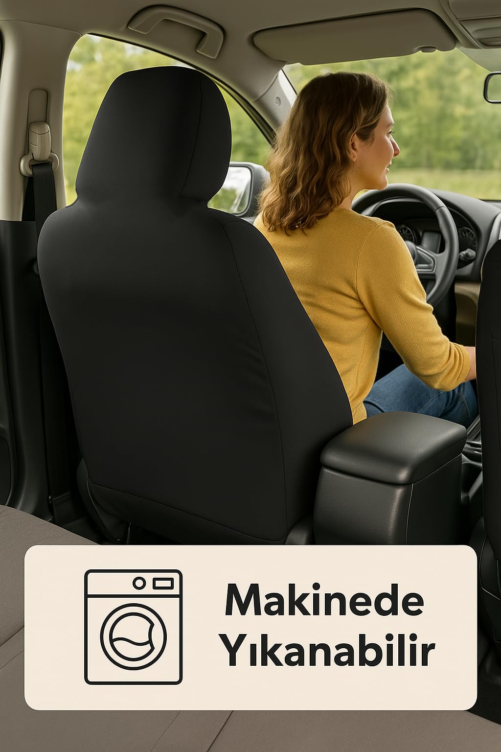 Birebir uyum isteyenlere Skoda Kodiaq ile uyumlu oto koltuk kilifi konfor ve stil bir arada Siyah