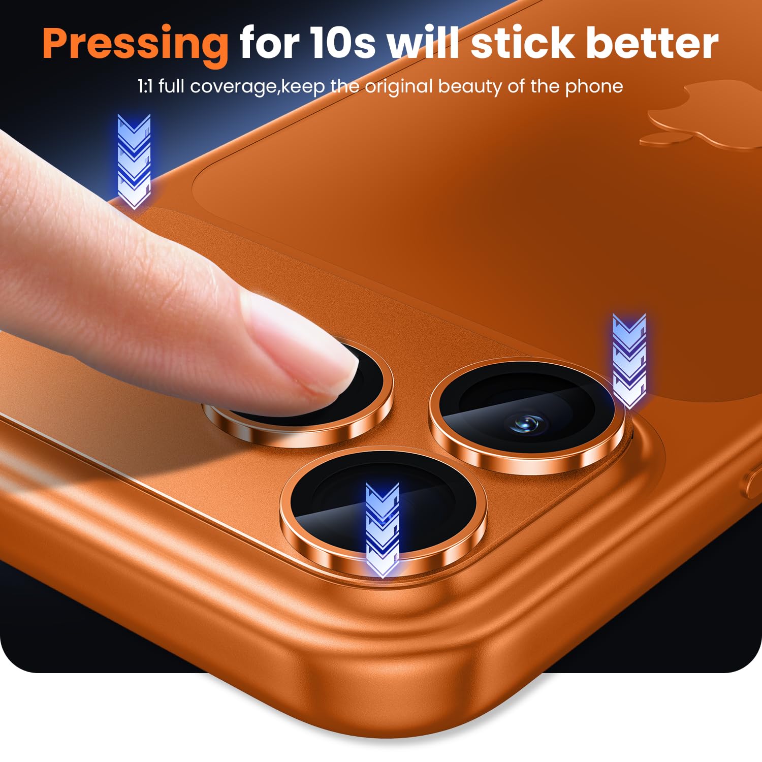 WSKEN iPhone 17 Pro için mat kamera koruması - metal plaka 9H sertlik çizilmeye karşı dayanıklı, kabarcıksız, HD netliğinde kamera zırh koruma cam ekran koruyucu folyo, cep telefonu kılıfı dostu