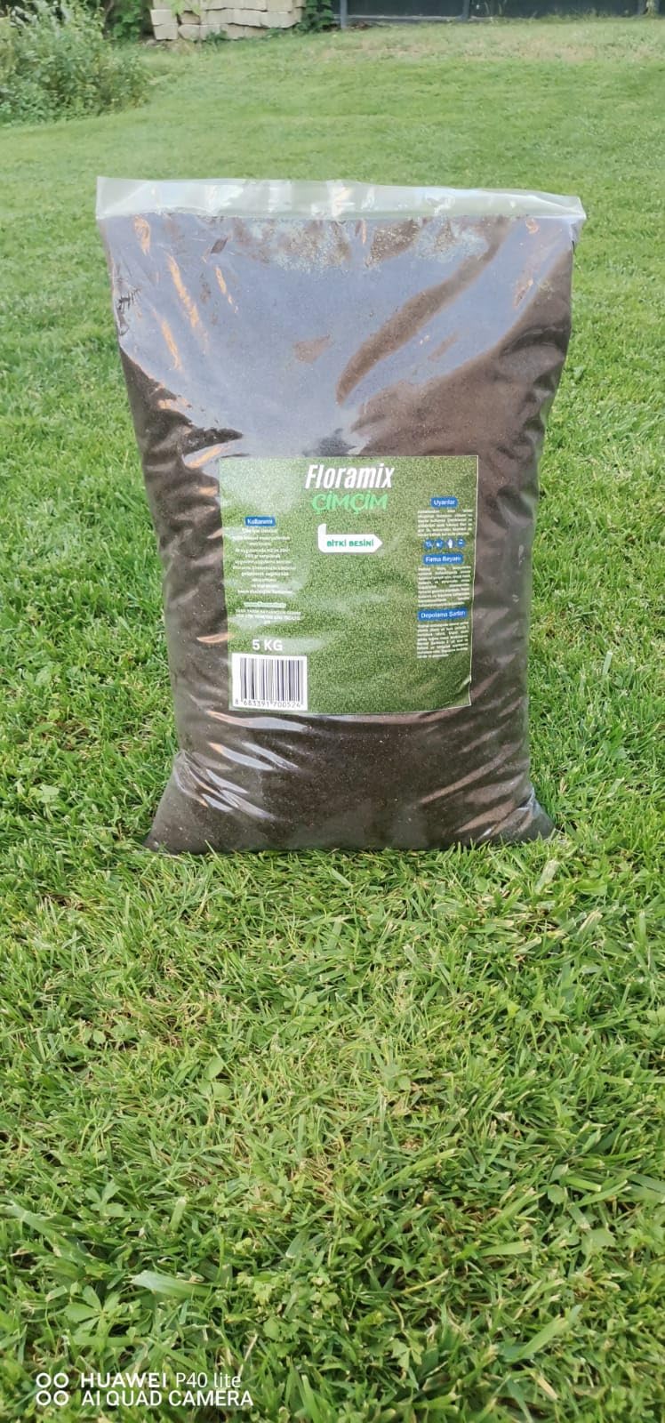 Floramix ÇimÇim Bitki Besini, 5 KG, Çim ve Fide Bakımı için Organik Toprak Zenginleştirici