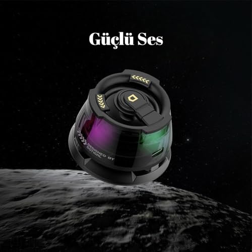 Magsafe Uyumlu RGB Işıklı Kablosuz Hoparlör | Güçlü Ses Çıkışı, Telefon Standı Özelliği, Taşınabilir Bluetooth Hoparlör ile Eğlencen Her Yerde Seninle!