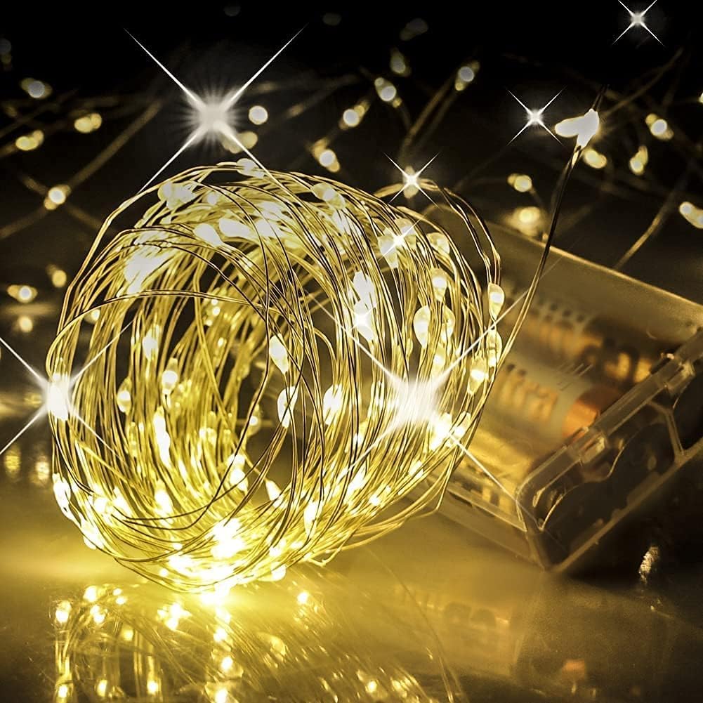 Orret Home 5 Metre Gün Işığı Peri Led – Pilli Dekoratif Sarı Renkli Led Işık, Şerit Yılbaşı ve Parti Aydınlatması, Süsleme ve Dekoratif Işık Zinciri-Dekorasyon Işığı Şerit Aydınlatma