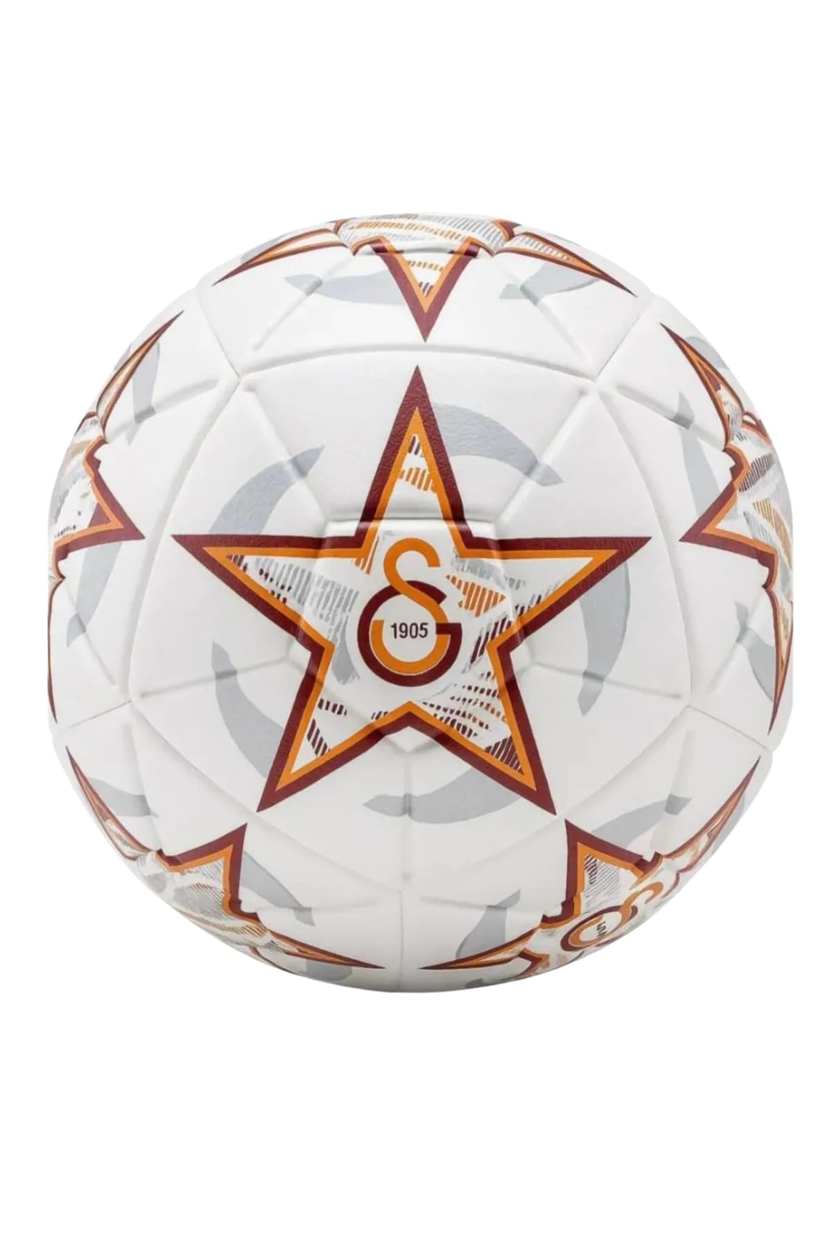 Galatasaray Match Serisi Lisanslı 32 Panel Dikişli 5 Numaralı Futbol Topu Beyaz