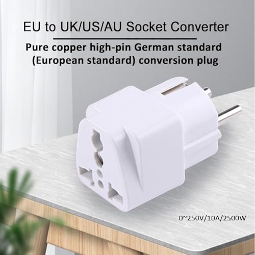 Hadron 4’ü 1 Arada Uluslararası Seyahat Priz Adaptörü, ABD, AB, İngiltere, Avustralya Fiş Tipi, Çokl