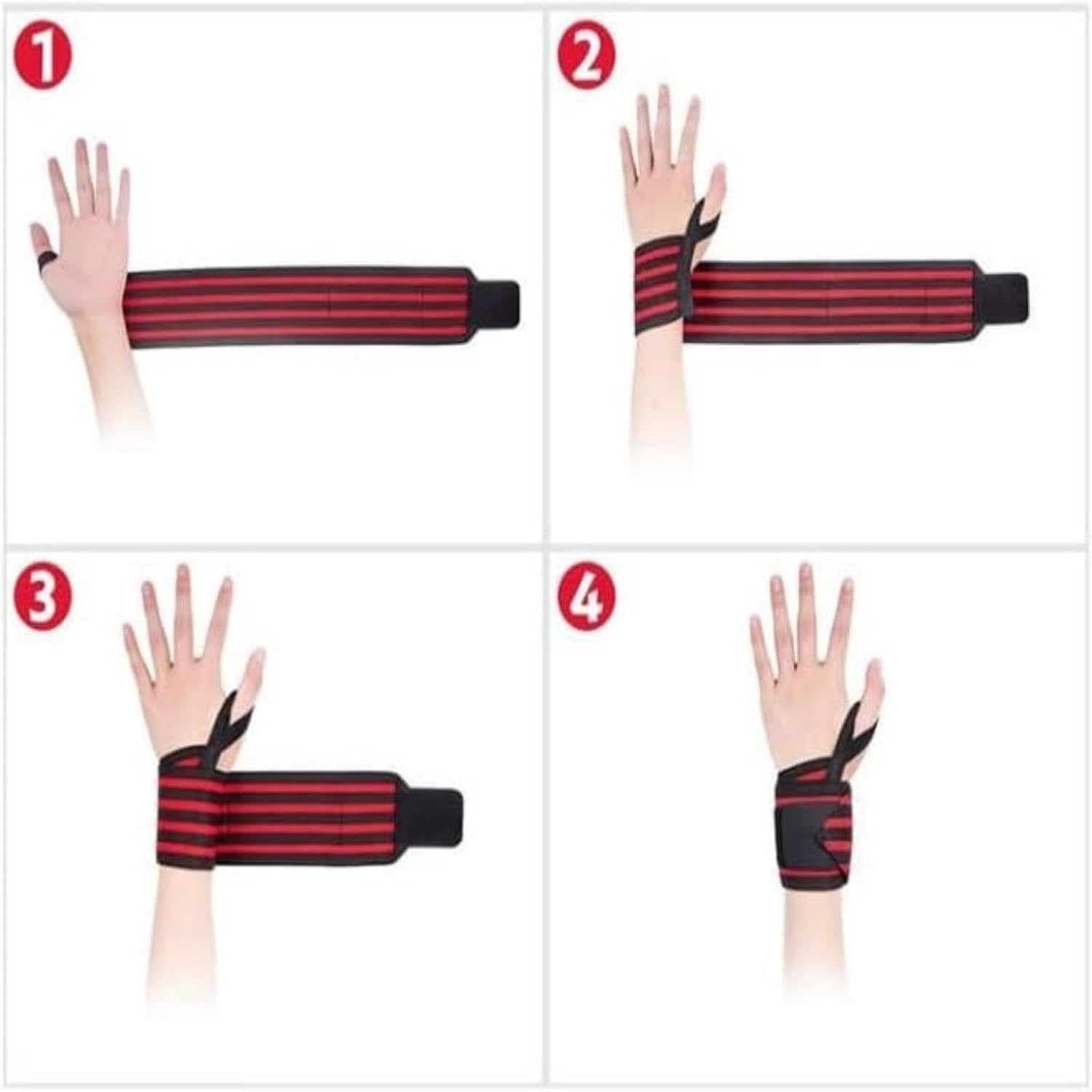 Aputue bilek kayışlı halter tutacağı, 2 adet 50 cm ayarlanabilir fitness desteği, güç antrenmanı ve ağırlık kaldırma için dayanıklı başparmak halkalı elastik bileklik, erkek ve kadın uyumlu