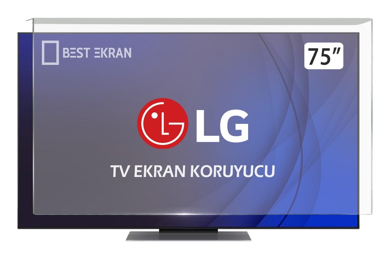 LG 75QNED9MA6B TV EKRAN KORUYUCU - LG 75" inç 190CM QNED KIRILMAZ TV Koruyucu