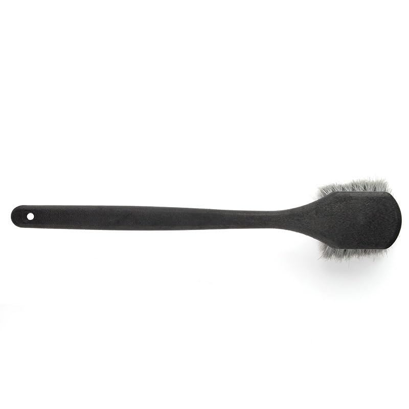 Protec Uzun Saplı Jant ve Lastik Temizleme Fırçası, 49.4 cm, Siyah