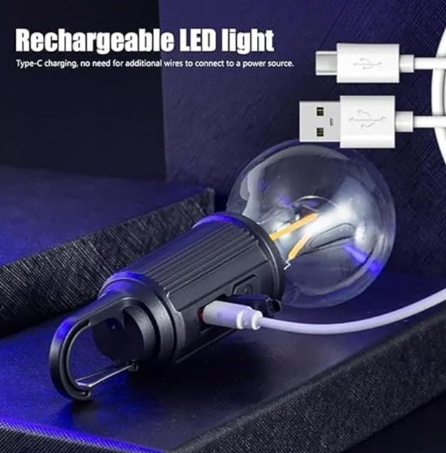 Kyrotech 2 Li Set Güneş Enerjili LED Dış Mekan Lamba, Su Geçirmez, Ferforje Askılı, USB Type-C Şarjl