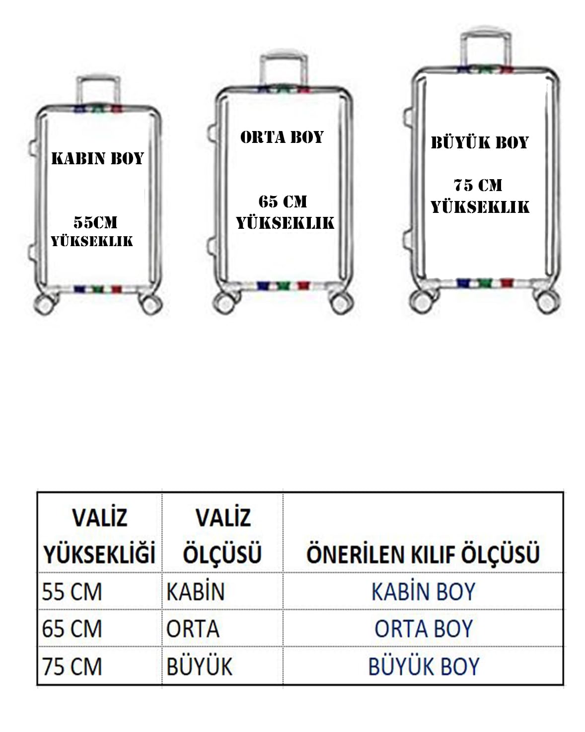 (My#132 Atlar) VALİZ İÇİN KILIF Siyah-Beyaz Büyük Boy