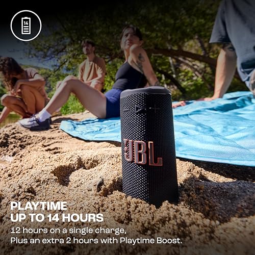 JBL Grip Bluetooth hoparlör, Siyah, JBL Pro ses, AI Sound Boost, IP68 su geçirmez ve toz geçirmez, a