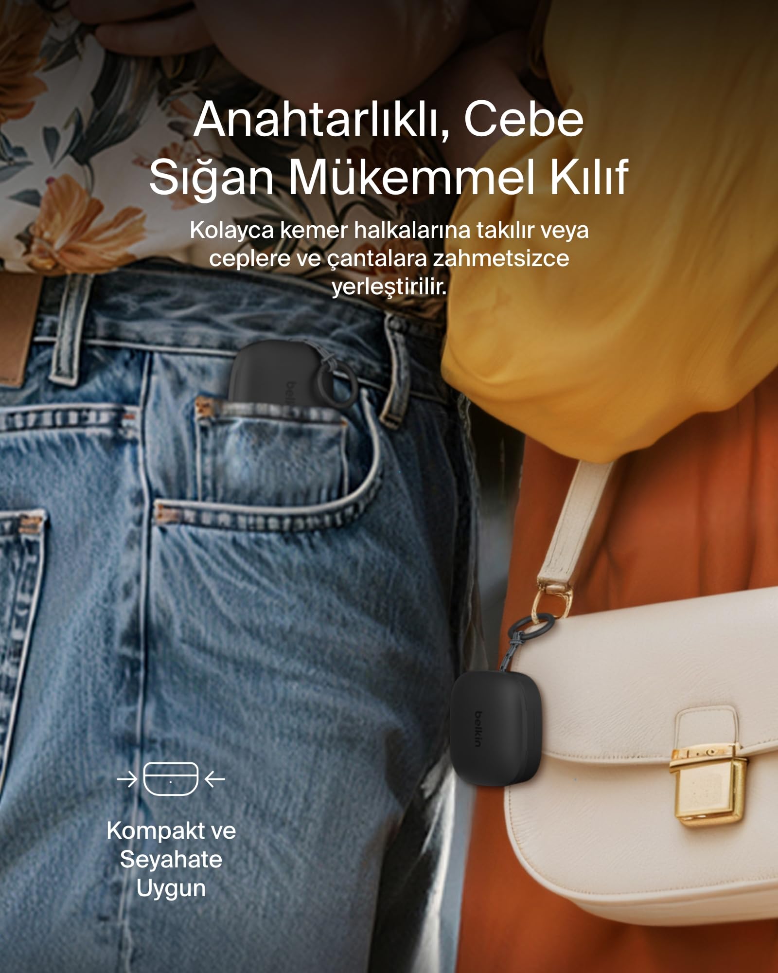 Belkin SoundForm Anywhere Kablosuz Kulak İçi Kulaklık, Hafif, Uzun Süreli Konfor Sunan Bluetooth Kulaklıklar, iPhone, iPad, Tablet, Dizüstü Bilgisayar, Bisiklet, Koşu için IPX4 Suya Dayanıklı, Siyah