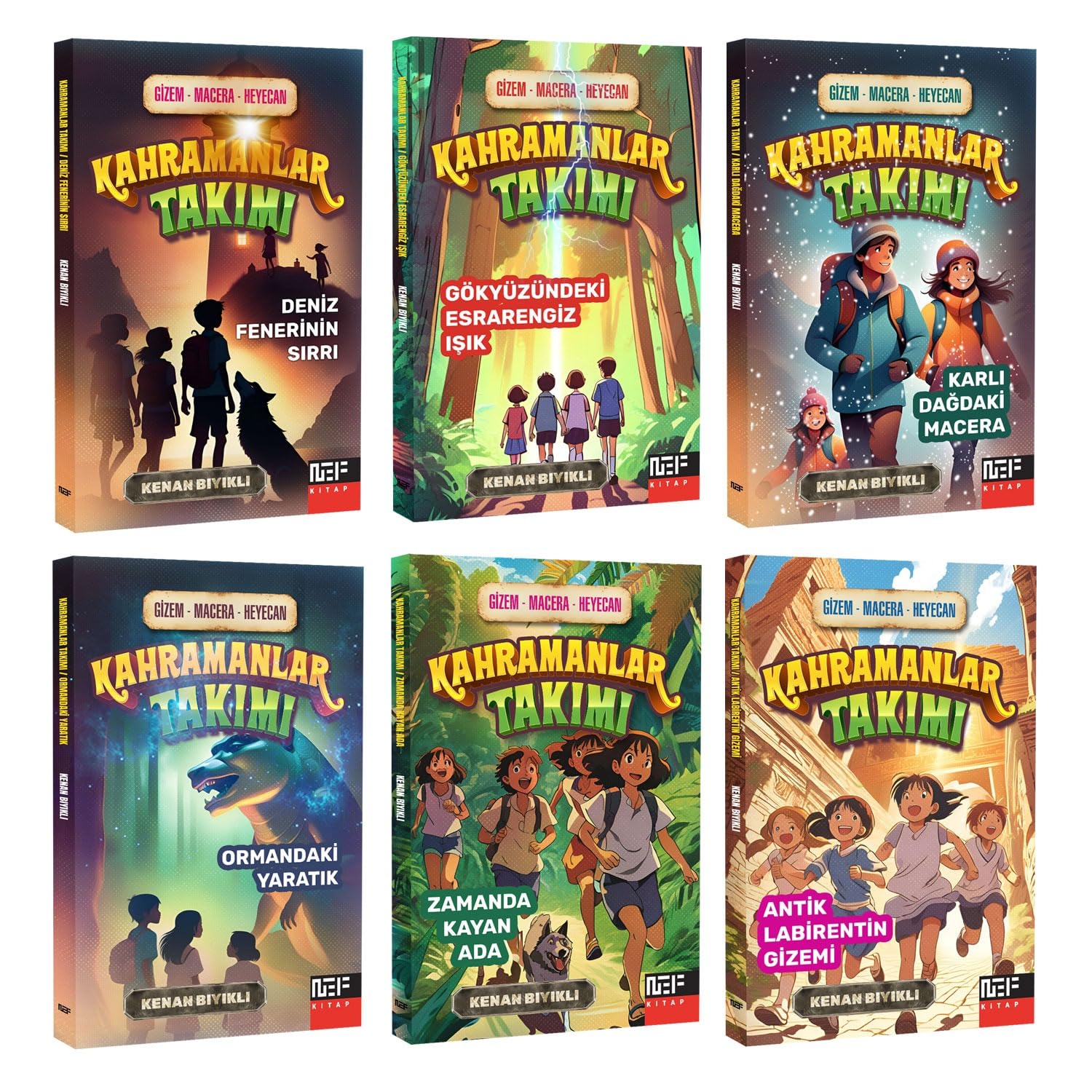 Kahramanlar Takımı – 6 Kitaplık Macera ve Gizem Serisi | Çocuklar İçin Sürükleyici Hikayeler | 9-12 Yaş Kitap Seti