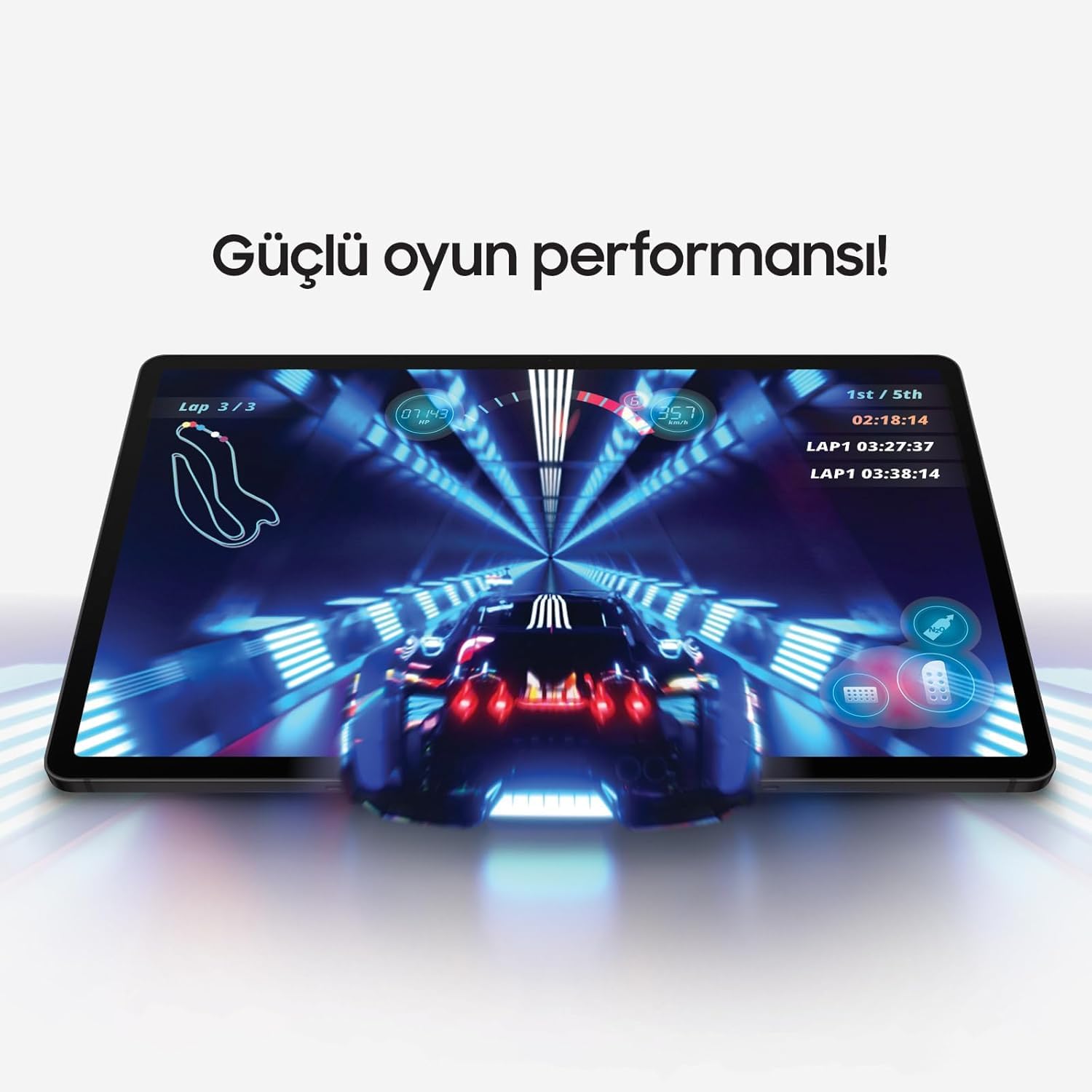 Samsung Galaxy Tab S9, 12GB RAM, 256GB Hafıza Tablet, Gri (Samsung Türkiye Garantili)
