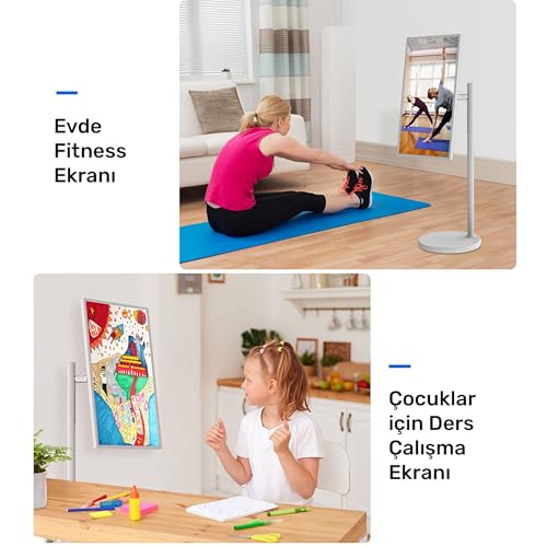 NPO SW3293T 32'' Full HD 4/128GB Android Dokunmatik Şarjlı Taşınabilir Smart Led Ekran