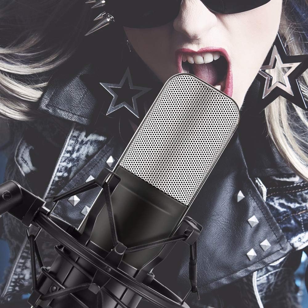 Coverzone Yanmai Q8 Profesyonel Condenser Mikrofon – Cardioid Yönlü, 37dB Hassasiyet, 50Hz-16kHz Geniş Frekans Aralığı, Tak-Çalıştır 3.5mm, PC & Notebook ile Uyumlu | Q8