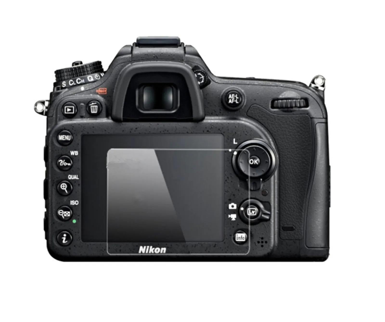 Nikon D7500 Dijital Fotoğraf Makinesi Ekran Koruyucu Uyumlu 9H Nano