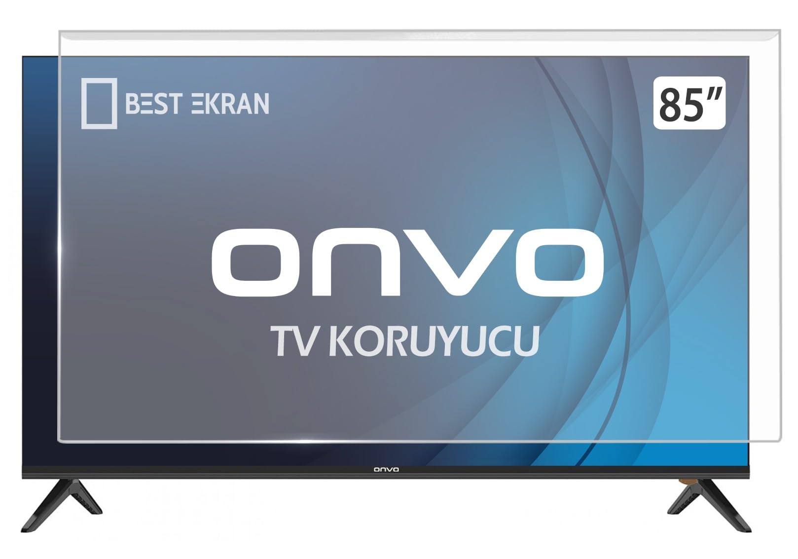 Onvo 85" inç 215 cm Tv ekran Koruyucu