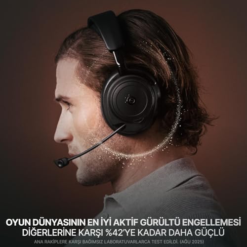 SteelSeries Arctis Nova Elite Hi-Res Wireless Gaming Kulaklık - Siyah