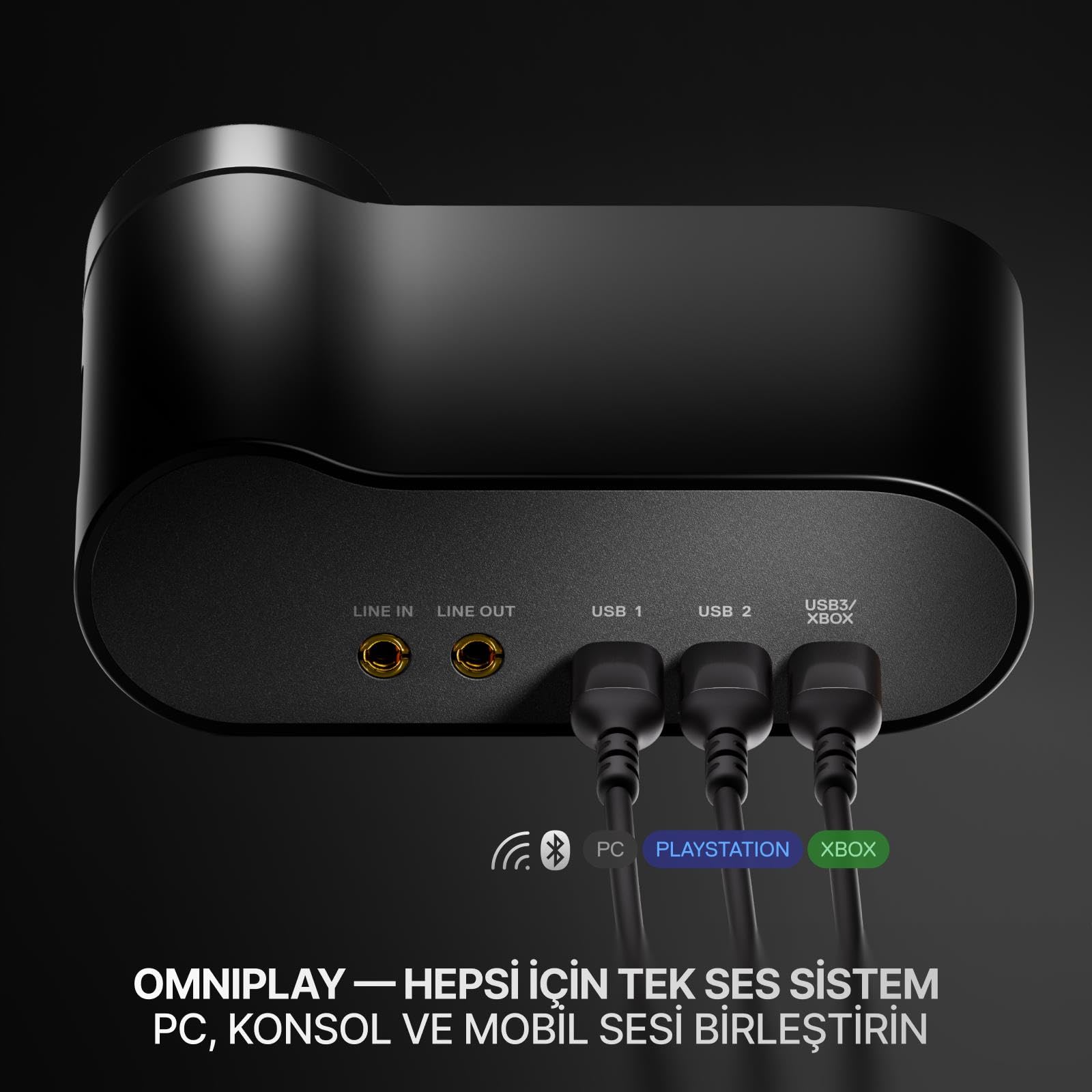 SteelSeries Arctis Nova Elite Hi-Res Wireless Gaming Kulaklık - Siyah