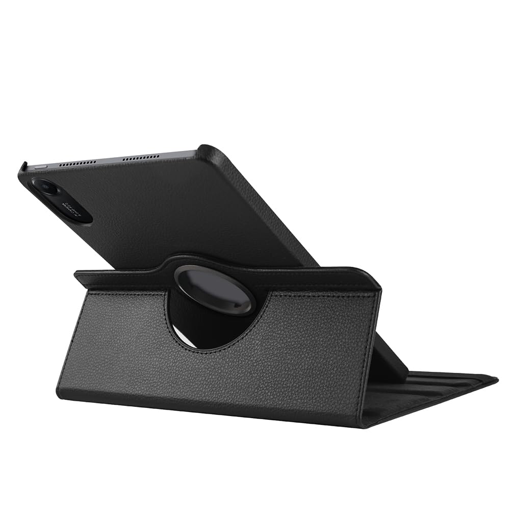 Aksesuarcim Samsung Galaxy Tab S10 FE Kılıf 360 Dönebilen Standlı Tablet Kılıf Siyah