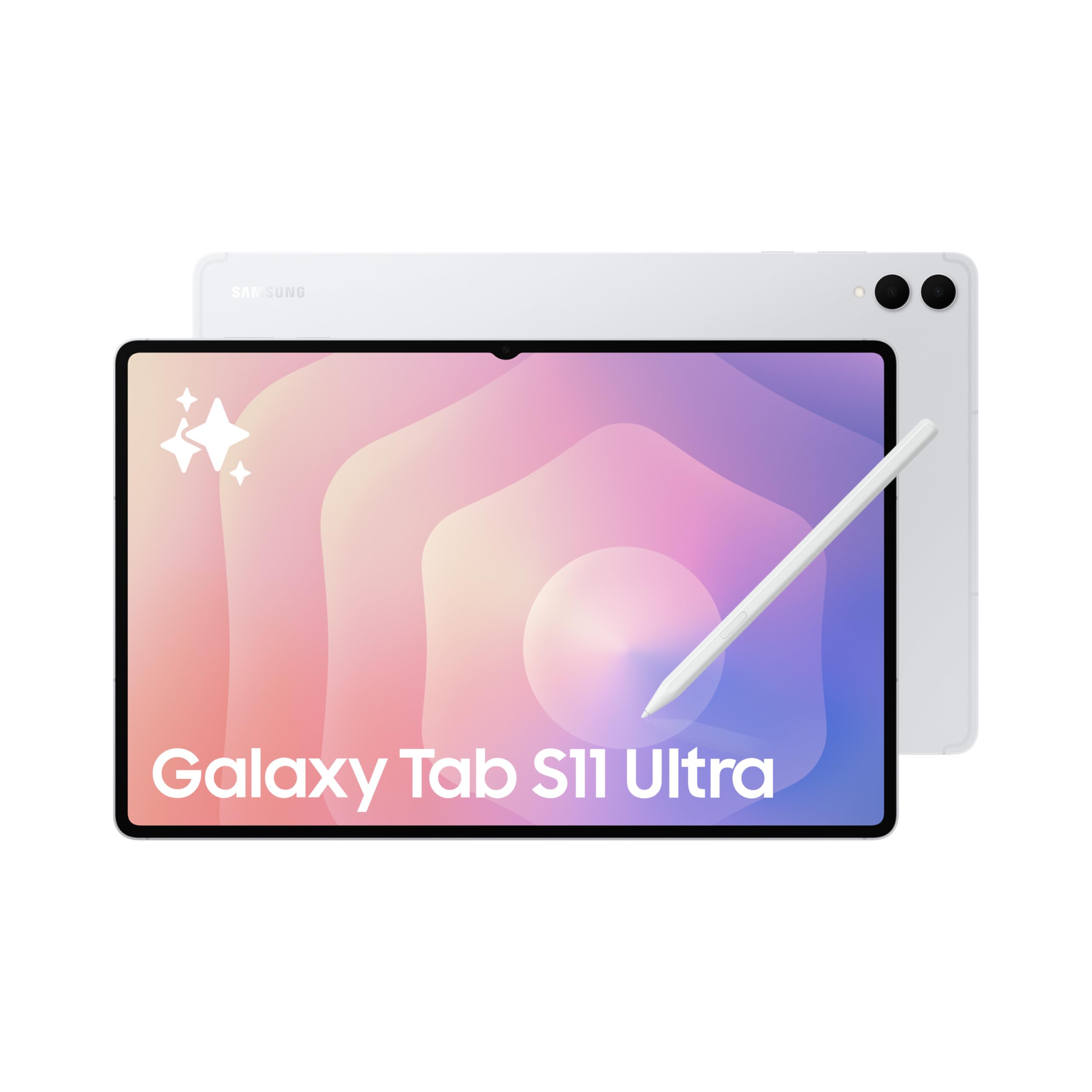 Samsung Galaxy Tab S11 Ultra Yapay Zeka (AI) Tablet, WiFi, 12GB RAM, 256GB Depolama Alanı, Gümüş, 14.6 İnç, 120Hz Ekran, S Pen Dahil, IP68 (Samsung Türkiye Garantili)