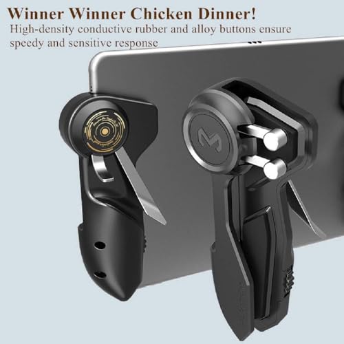 Coverzone 6 Parmak Mobil Oyun Kolu – L1R1 Tetik Düğmeli Tablet Gamepad, Yüksek Hassasiyetli Silikonlu, Ayarlanabilir Tetikli, Ergonomik Kavrama, PUBG & COD & Free Fire ile Uyumlu | AK-PAD6K