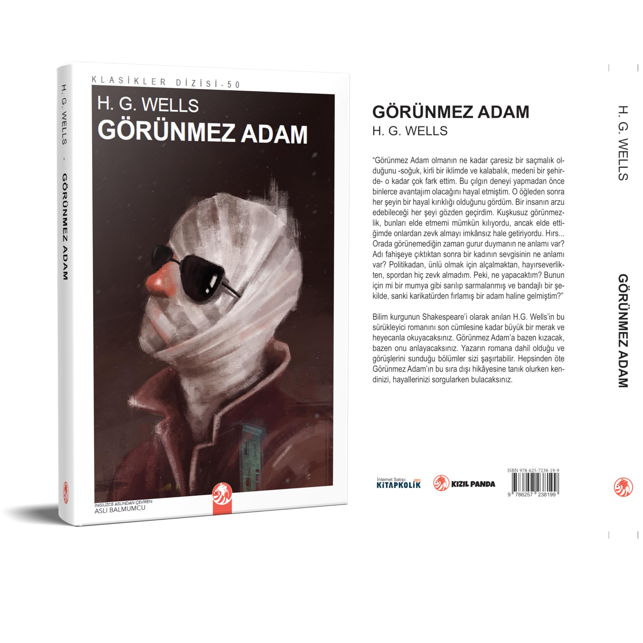 Klasikler Dizisi Bilim Kurgu Kitapları Seti, 6 Kitap, Görünmez Adam, Ölümcül Yumurtalar, Doktor Ox'un Deneyi, Dr. Jekyll ile Bay Hyde, Doktor Moreau'nun Adası, Kızıl Yıldız