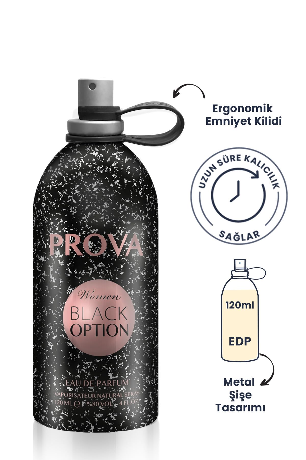 Prova Black Option Ve See Edp Kadın Parfüm Seti X2 120 Ml